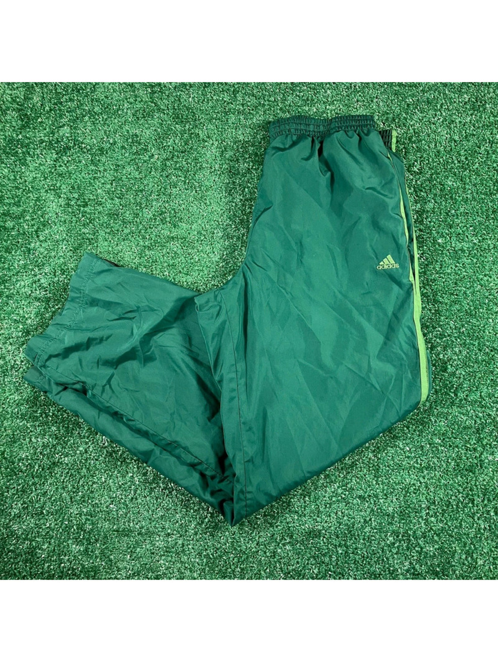 Y2K adidas windbreaker track pants men’s size large